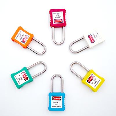 China Widely Use Bovii China Factory Key Lockout Safety Loto Padlock Wholesale Padlock 38mm Best Tagout Shackle Security for sale