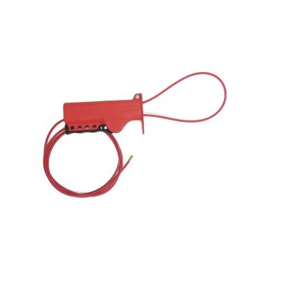 China Economic Lockout Tagout Cable Wire Joint Lockout Tools Adjustable Stainless Steel Labor Safety Cable Lockout Tagout 6041 for sale