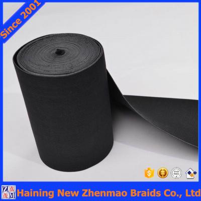 China Durable Crochet 10/12/15/18cm Wide Black Elastic For Corset for sale