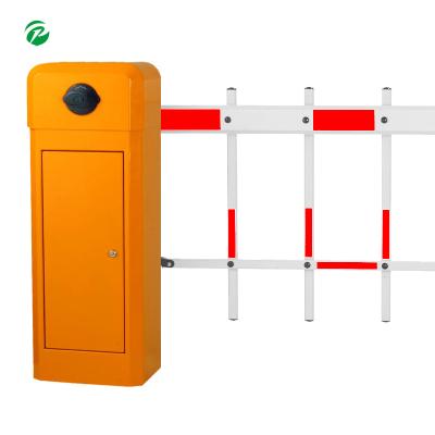 China DC 24V Speed ​​Adjustable High Quality Brushless Motor Electric Boom Barrier Vehicle Parking Barrier Gate with Arm Swing for sale