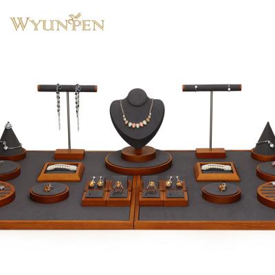 China Wholesale Morden WYP Jewelry Display Rack Necklace Bangle Bracelet Jewelry Display Stand Set for sale