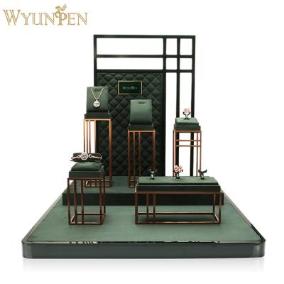 China Morden WYP Custom Jewelry Display Prop Jewelry Rack For Counter Showcase Ring Bust Necklace Bangle Bracelet for sale