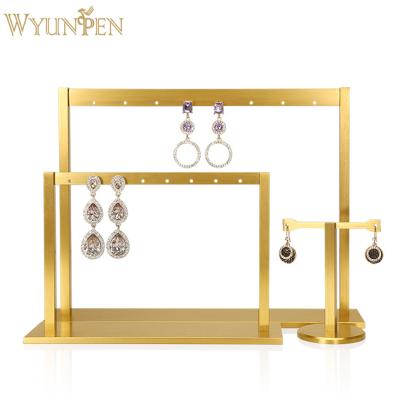 China For Earirng WYP Custom Handmade Jewelry Metal Earrings Display Stand Rings Stand Jewelry Table Rack for sale