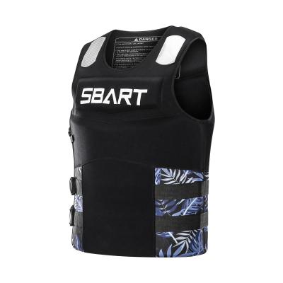 China 2020 Custom Adult Water Sports Rescue Sbart Buoyancy Vest EPE Foam Life Vest Neoprene Marine Kayak Life Surfing Swimming Vest for sale