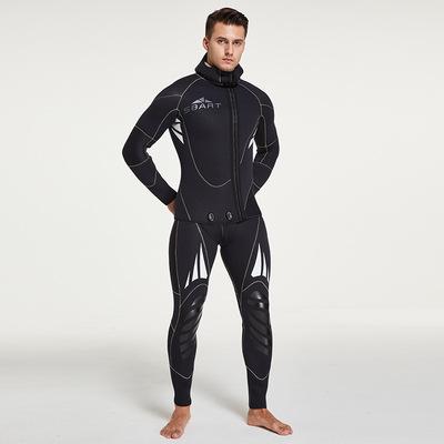 China Sbart 5mm Diving Suit Antibacterial Rubber 2020 Winter Warm Swimming Suit Thickened Two-Piece One-Piece Long Sleeve Jellyfish Fishing Suit for sale