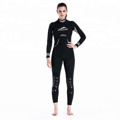 China Antibacterial Neoprene 3mm Standard Women's Full Body Price SBART Surfing Wetsuit Diving Suit Professional Back Zipper for sale