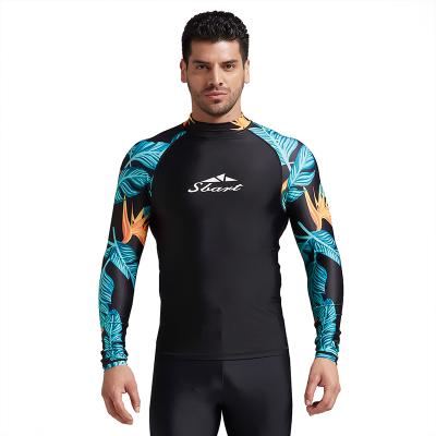 China Sbart Men Compression Shirt Long Sleeve Sublimation Printed Rashie UV Protection Rashie Rash Invest Rash Guard Quick Dry for sale