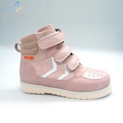 China Hook-and-loop strap & New Design Zipper Best Anti Orthopedic Kids Anti Orthopedic Shoes Baby Varus Walking Shoes for sale