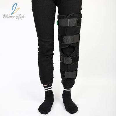 China Hook-and-Length Adjustable Ligament Splint Brace Loop Strap Orthopedic Knee Knee Immobilizer 0 Degree Flexion for sale