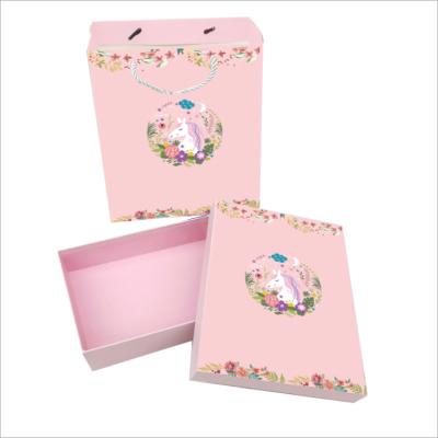 China China Recyclable Factory Logo Flute Pink Corrugated Shipping Custom Box With Underwear Men Gift Paper Bag For Women Lingerie Packaging Box for sale