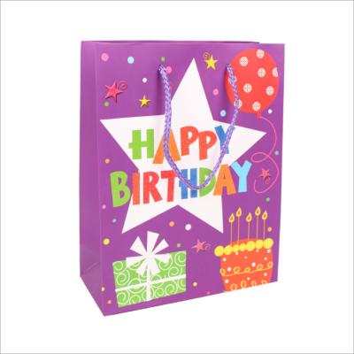 China Recyclable Birthday Cake Gift Paper Bag Clothing Shopping Bag for sale