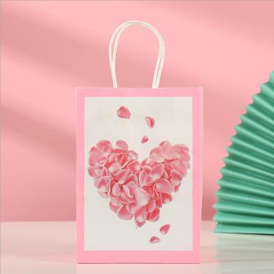 China Manufacturers recyclable wholesale printing handbag clothing shopping Valentine's Day gift bag can be customized for sale