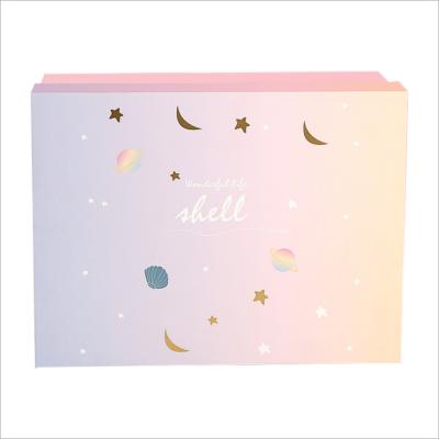 China Recyclable Dream Moon Cosmetic High-grade Gradient Gift Box Exquisite Lipstick Packaging Box for sale