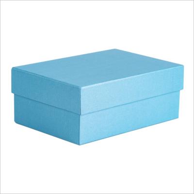 China Recyclable Blue Cosmetic Gift Box Jewelry Scarf Gift Box Cosmetic Cup Packaging Box for sale