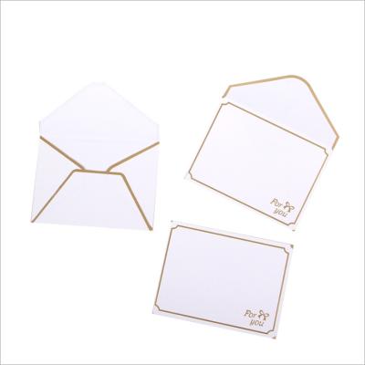 China Creative China Gilding Gift Card Tanabata Greeting Card Mini Message Christmas Gift Card for sale