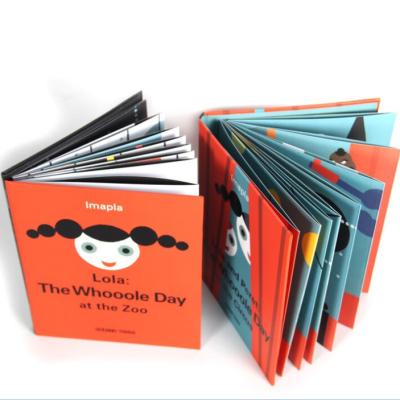 China Customer requirement hardcover hardcover children's picture book printing story folding point to read for sale