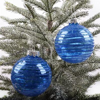 China Hanging Ornament Christmas Balls Wall Hanging Ornament Decorating Kit Plastic Christmas Ornaments for sale