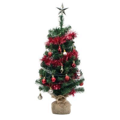 China Christmas Deoration Manufacturer Sale Wholesale 68cm Size Indoor Decor PVC Artificial Christmas Tree Small for sale