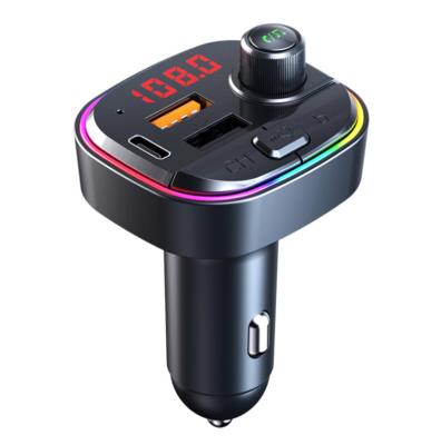 China CAR CHARGER C13 BT FM Wireless Transmitter Led Type C PD QC3.0 Mini Fast Car Charger MP3 Player for sale