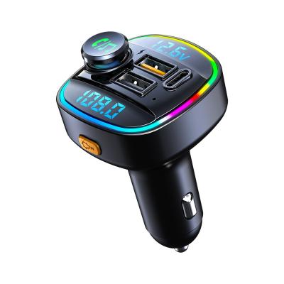 China C22 Mobile Phone Car Dual USB BT Blue Tooth FM Transmitter MP3 Player QC3.0 Quick Car Auto Charger for sale