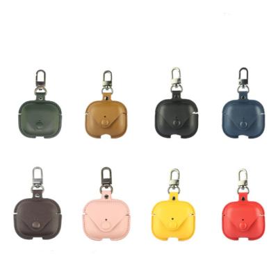 China Genuine Leather Case Cover Earphone Decoration Factory Price PU Earbud Cover Devices For Airpods pro for sale