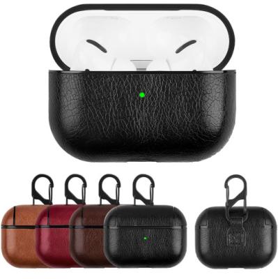 China Luxury High Quality PU Leather Case Decoration Leather Cover For Airpods 3 ForAirpods Pro Case for sale