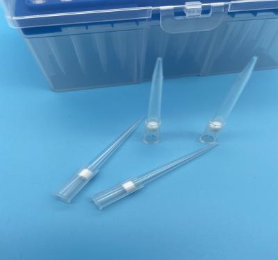 China la pipeta disponible 0.5-10ul inclina las pipetas transparentes de la transferencia del polietileno en venta