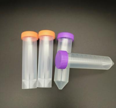 China HDPE Polypropylene Medical Laboratory Consumables 10ml Centrifuge Tube Flat Cap Round Bottom for sale