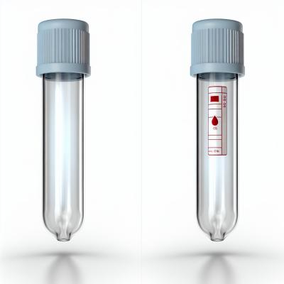 China 10 ml de tubo desechable de vidrio para la recolección de sangre con vacío para una recolección precisa de sangre en venta