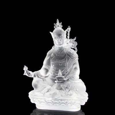 China 2019 New China Crystal Crafts Crystal Glass Sculpture Home Decoration Gifts Buddha Statue for sale