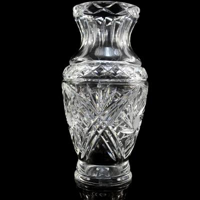 China 3D New Antique 3D Glass Laser Engraving Crystal Flower Shape Glass Lampshade for sale