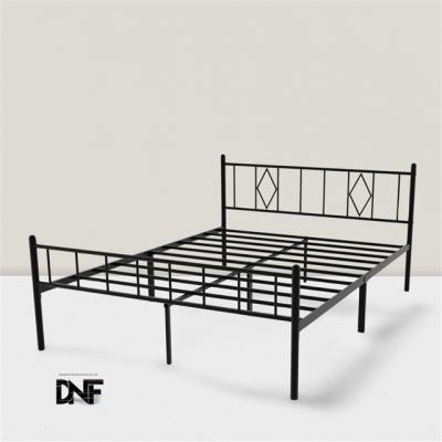 China Adjustable (height) For Kid Student  Ease of Assembly King Metal And Wood Bed Frame Platform for sale