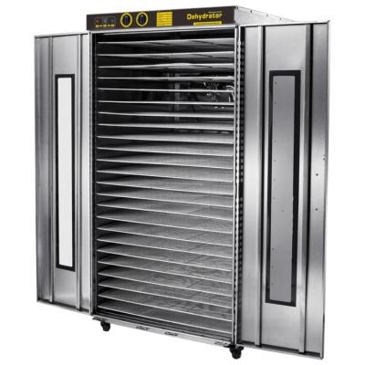 China Food Processing Plant 10 Trays Double Layers Casing Digital Control Stainless Steel Food Dehydrator for Vegetables and Meat for sale