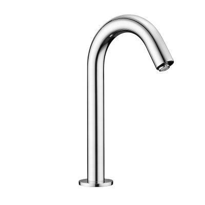 China Without Sliding Bar Modern New Product Polished Chrome Automatic Sensor Thouchless Faucet For Bathroom for sale