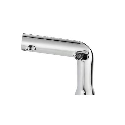 China Modern most popular Deck-mounted type - 2 in 1 faucet soap shape automatic soap dispenser touch free two in one faucet for soap and water for sale