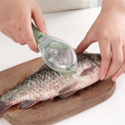 China New Viable Fish Scale Remover Scratch Scales Device With Cover For Fish Cleaning Tool for sale