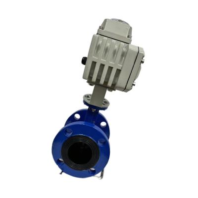 China COVNA General Explosion Proof Soft Seal Actuator Wafer Butterfly Valve Shanghai Electric Butterfly Valve for sale