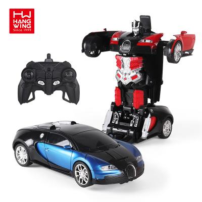 China 1:18 Multi-Function Remote Control Car Robot One Button Transforming Toy Car Robots 1:18 Remote Control Car Para Juguetes For Kids for sale