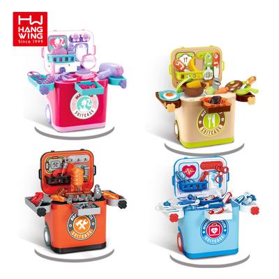 China Music Suitcases Soft Lights Sound Suitcase Sets Small Bedroom Giocattoli Jewelry By Ragazze Toys For Girls 20*17.5*23 for sale