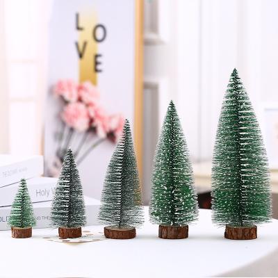 China Small Pine Mini Led Christmas Tree PVC Mini Christmas Tree Cedar Desktop for sale