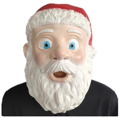 China Fashional Christmas Masquerade Performance Mask Plastic Latex Old Man Mask Headgear for sale