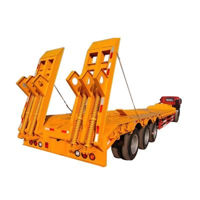 China Cheap Low Price Trailer Low Bed Truck Heavy Duty Truck Trailer Equipments Low Bed Trucks for sale