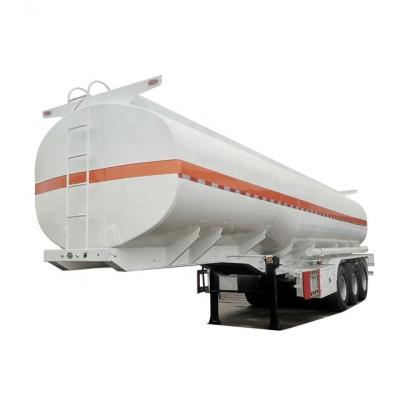 China Truck Trailer Aluminum Alloy Material 42000L 3 Axles Fuel Tanker Trailer for sale