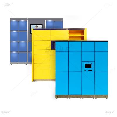 China Customized Communication SMILE Lockers Cabinet Metal Gym Box Lock School Steel Coin for sale