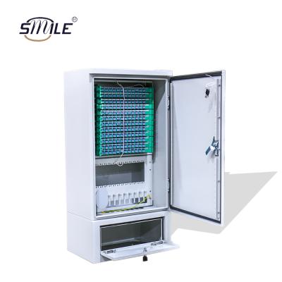 China FTTH FTTB FTTX Network SMILE Fiber Optic Distribution Cabinet Outdoor Fiber Optic Cross Connect Cabinet for sale