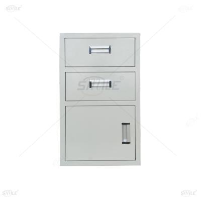 China SMILE Adjustable Steel Office Furniture 3 Drawer Vertical (Height) File Cabinet for sale