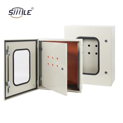 China Communication SMILE Electrical Aluminum Power Control Cabinet Box Sheet Metal Enclosure for sale