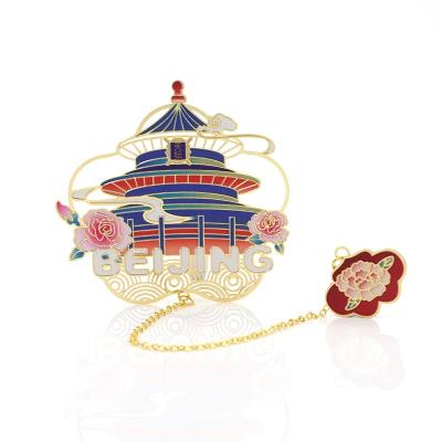 China China Custom Gold Snitch Silver Metallic Cute Enamel Landmark Flower Sweet Set Design for sale