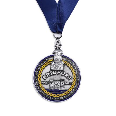 China Wholesale Custom Running Europe Sports 3D Medallions Marathon Medal Award for sale