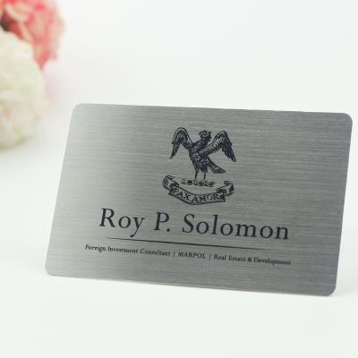 China Custom Stainless Steel Sublimation Blank Stainless Steel Business Cards for sale